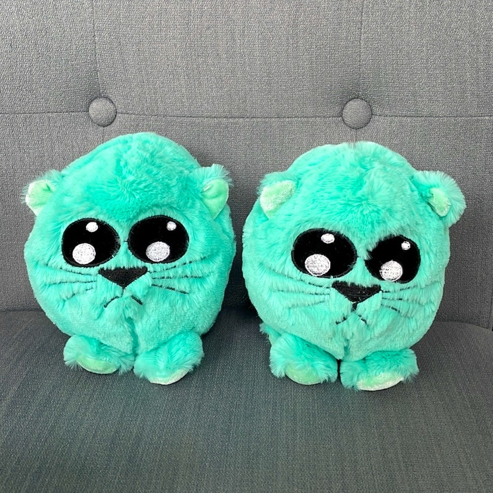 Ideal Toys Direct Twin Plush Cats - Set of 2